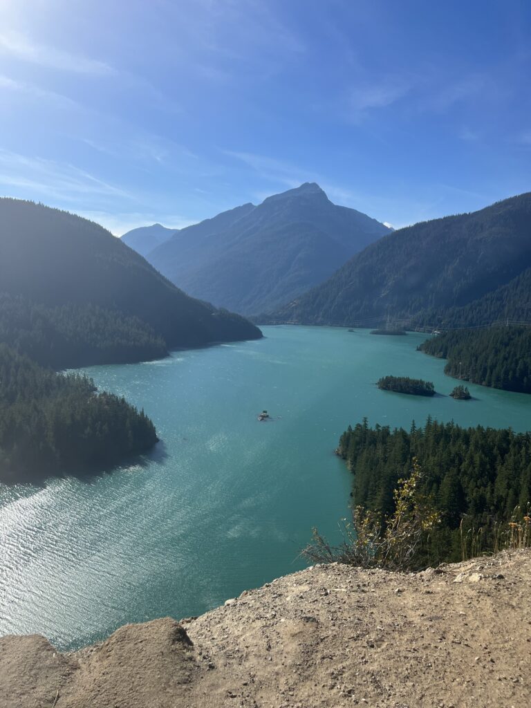 Diablo Lake in the North Cascades