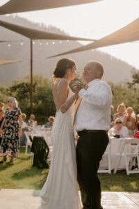 Father daughter dance at The Barn on Hinman