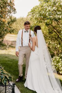 The couple's first look at The Barn on Hinman in Cashmere, WA