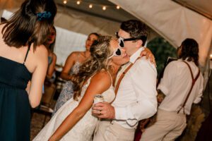 Dance floor at Brown Family Homestead