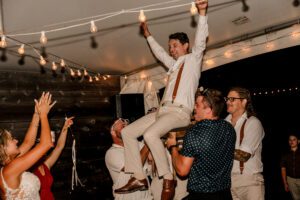 Dance floor at Brown Family Homestead