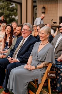 Lake Chelan wedding ceremony at Sunset Marina